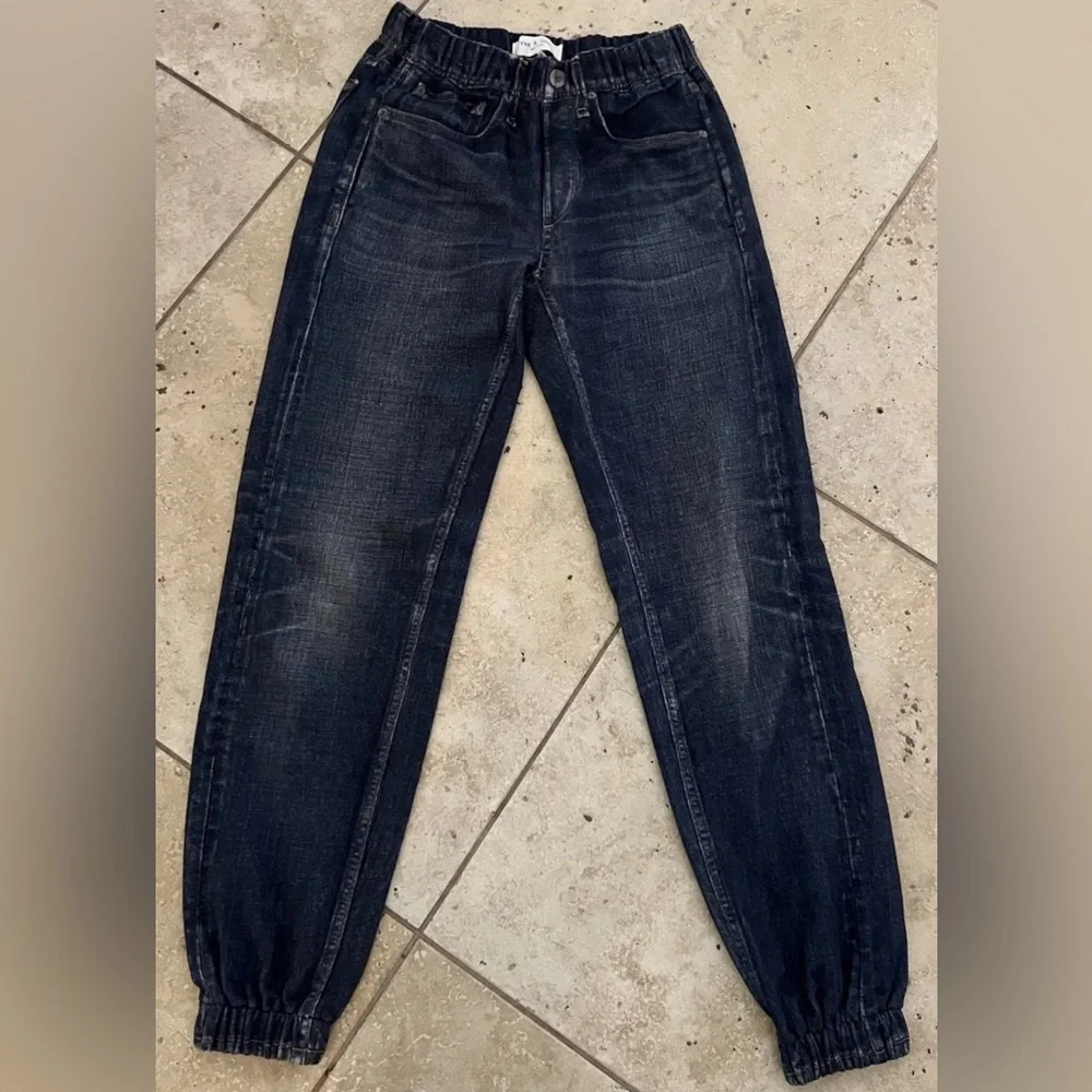 Rag & Bone MIRAMAR Denim Jogger Pants XXS New - Picture 2 of 7